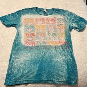 Teal Bunny Graphic Women's T-Shirt